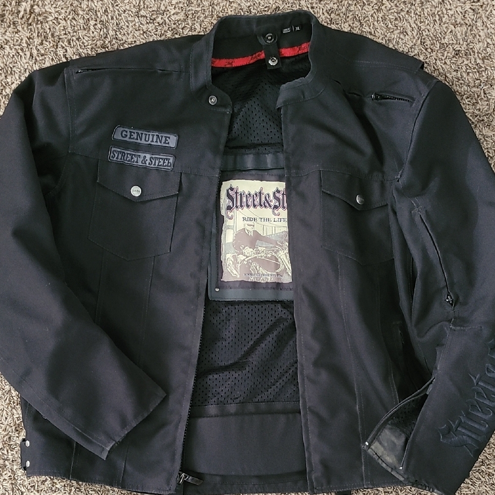 Genuine Street & Steel Black Performance Jacket